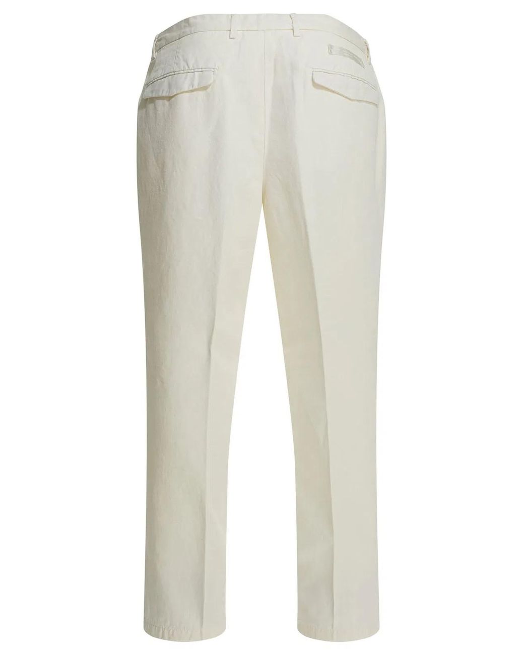 Briglia 1949 Natural Cotton Linen Trousers for men