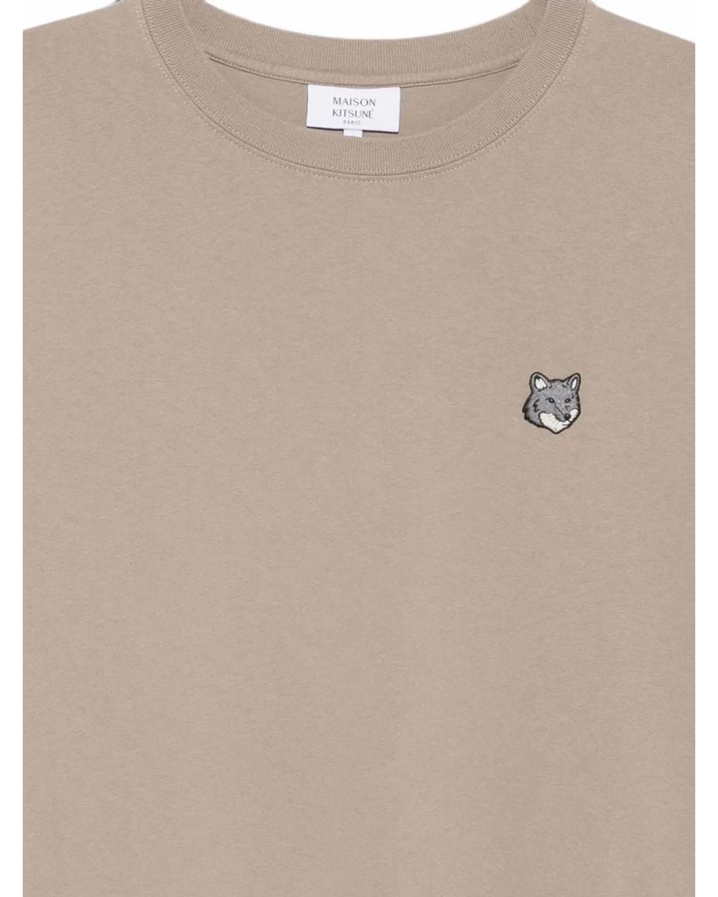 Maison Kitsuné Natural Maison Kitsuné T-Shirts for men