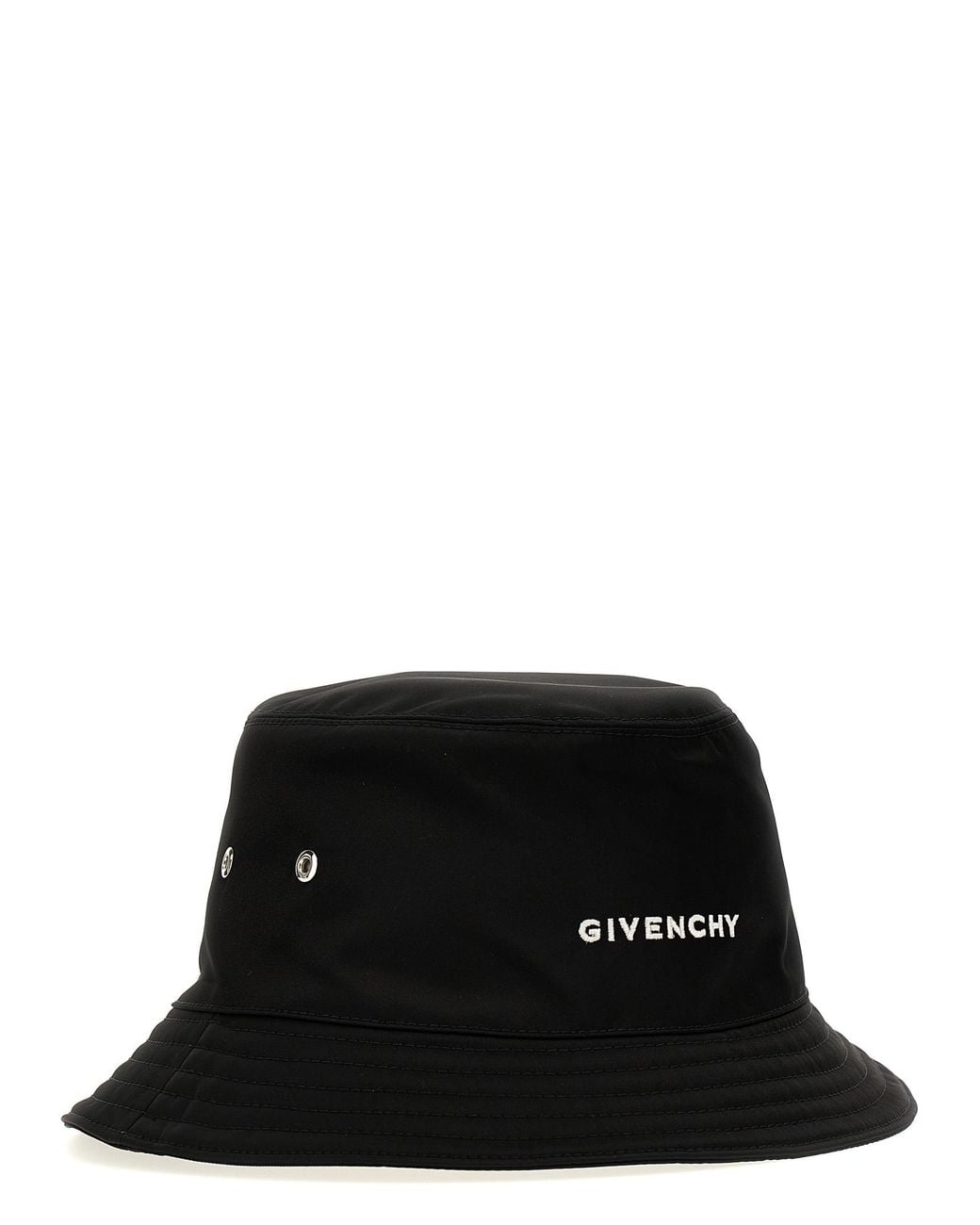 Givenchy Black Logo Bucket Hat for men