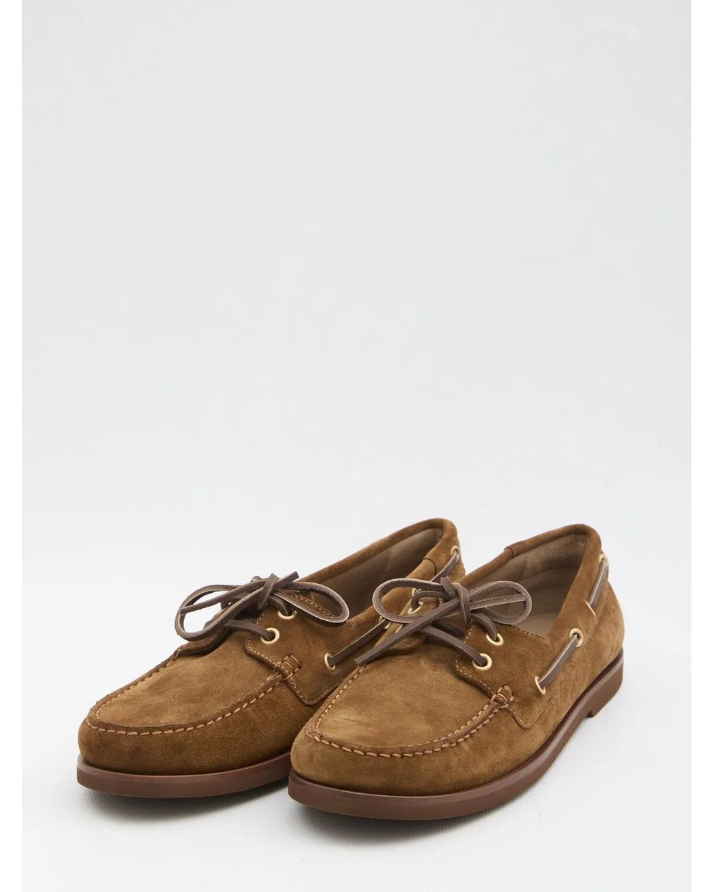 Gianvito Rossi Brown Vandée Loafers