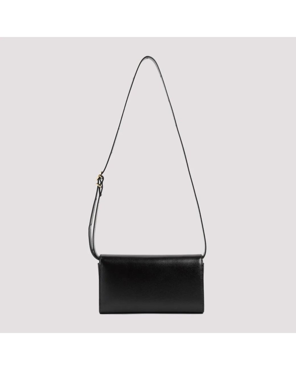 Jil Sander Black Hobo All Day Buckle Bag