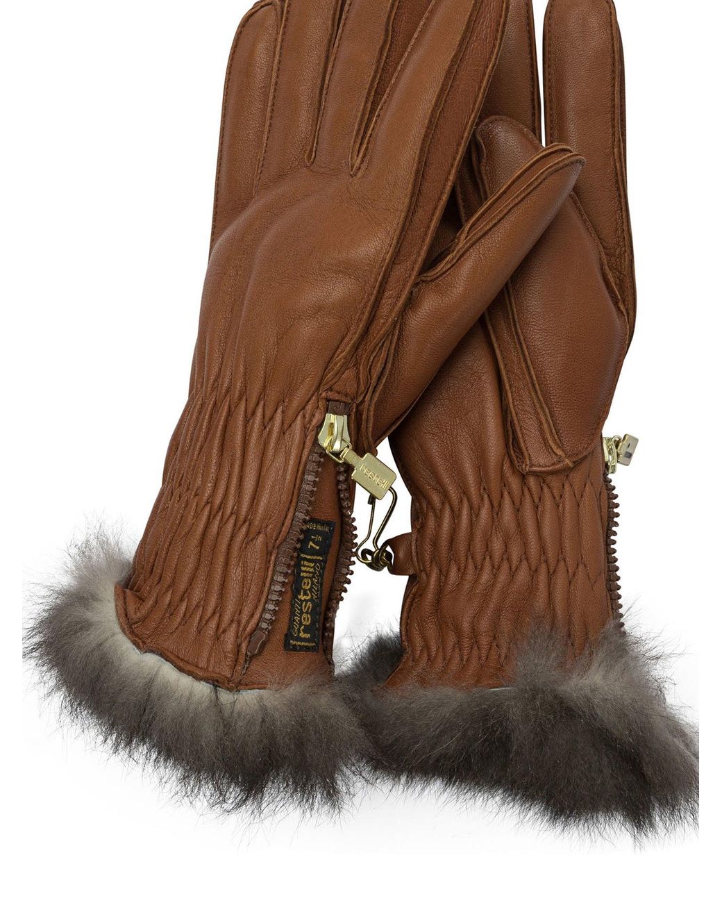 Restelli Restelli 269 Gloves in Brown | Lyst