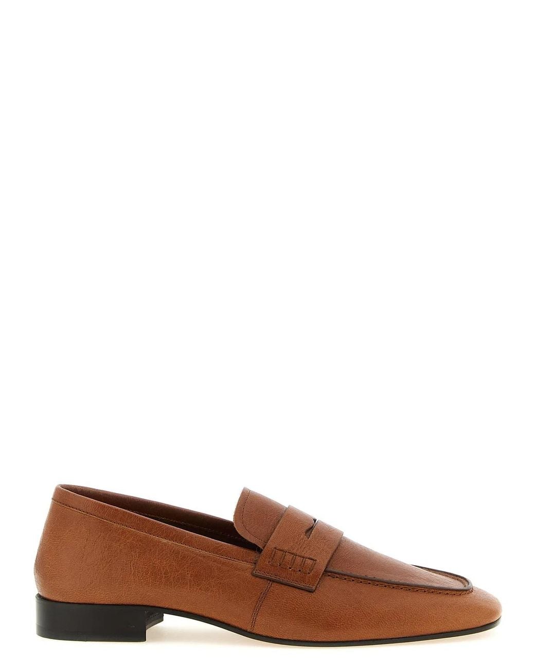 Dries Van Noten Brown 'Penny' Loafers