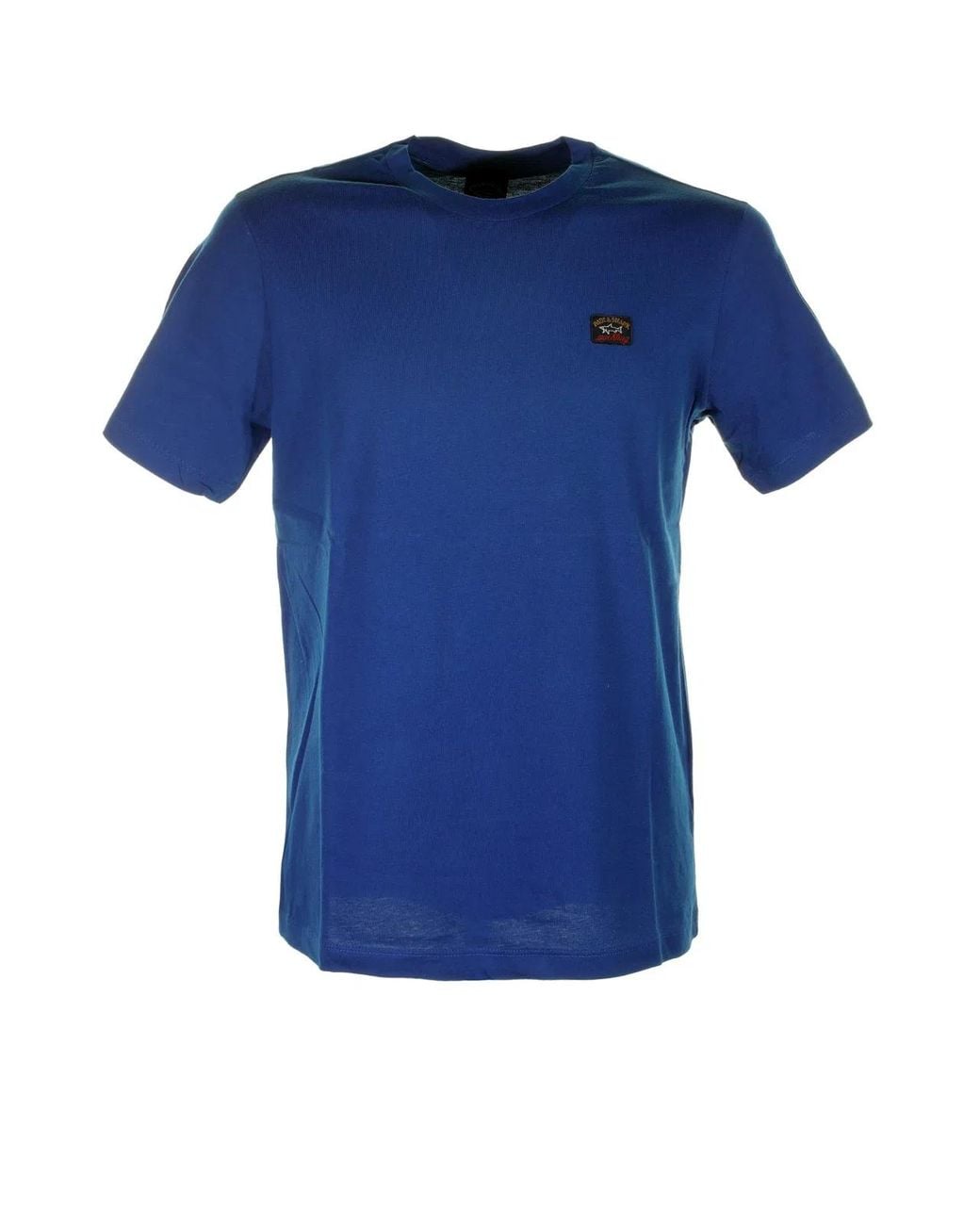 Paul & Shark Blue Paul & Shark T-Shirt With Logo for men