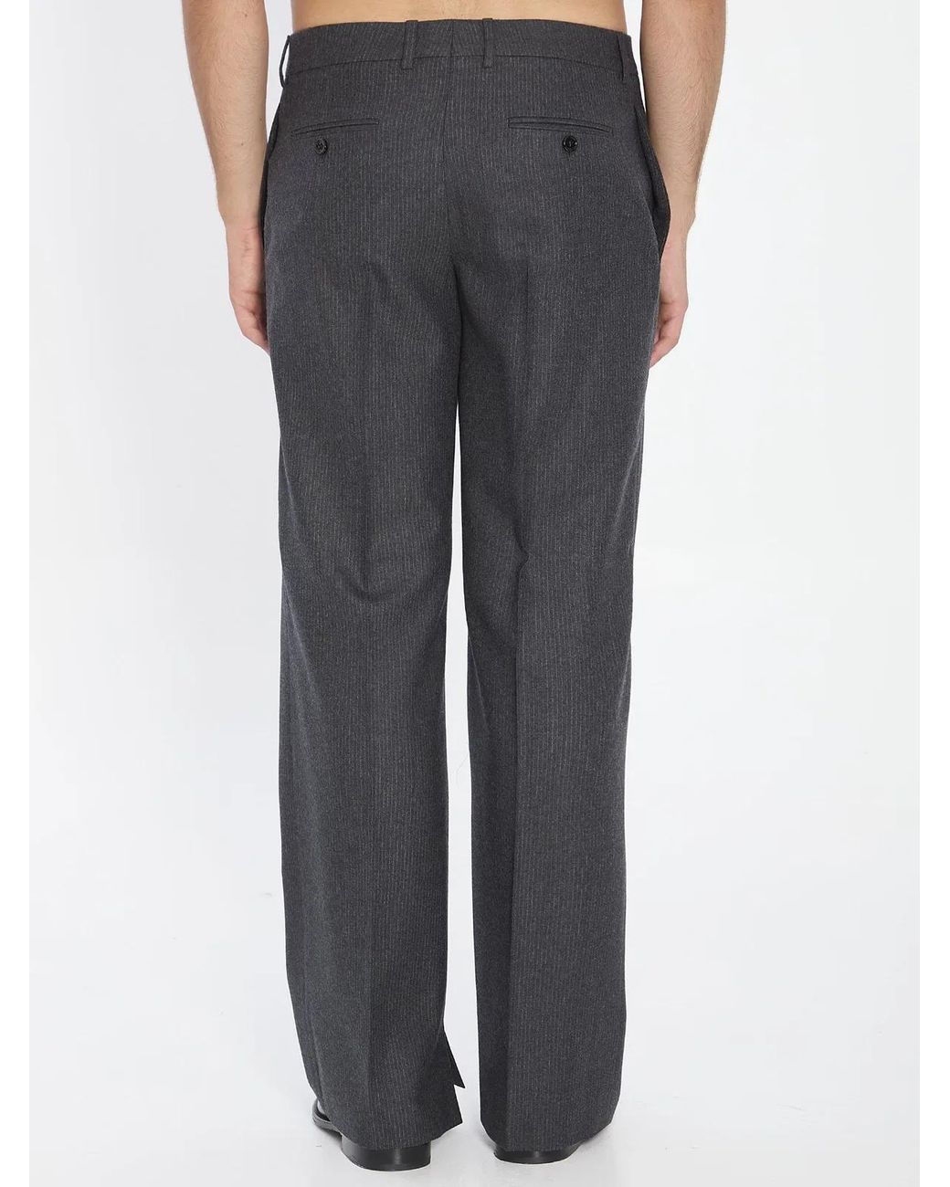 Céline Gray Wool Pants for men
