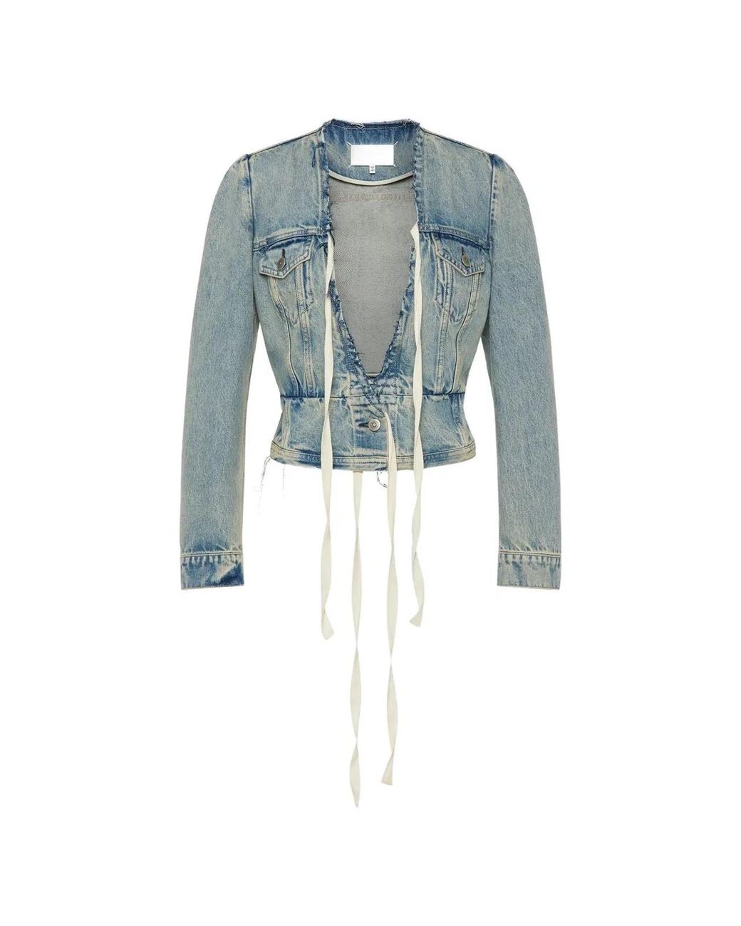 Maison Margiela Blue Denim Cotton Jacket