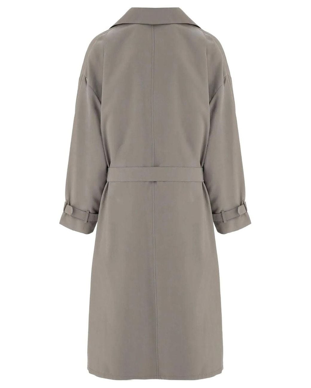 Giorgio Armani Gray Trench Doppiopetto Over for men