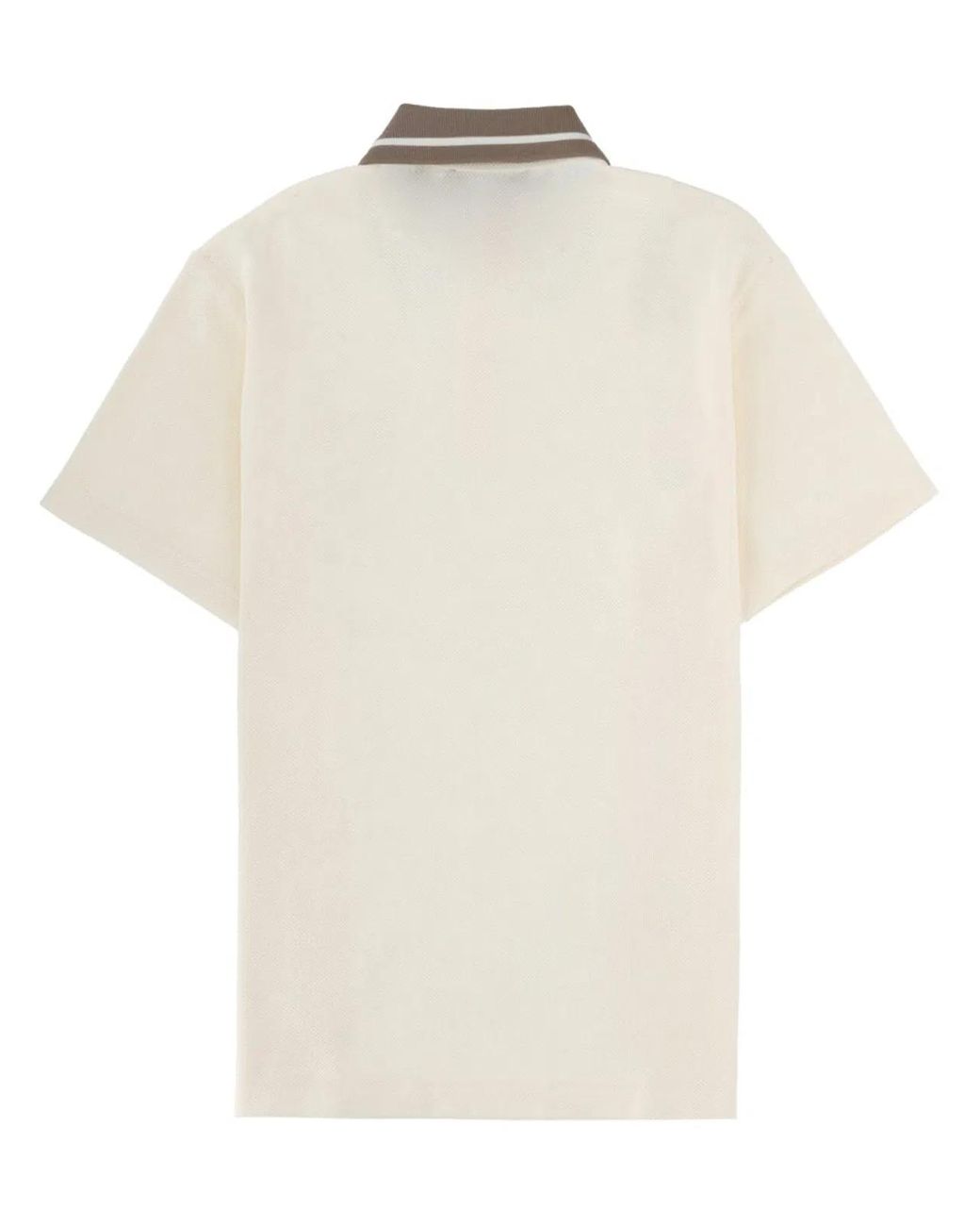 Versace Jeans Couture White Polo Con Patch Logo for men