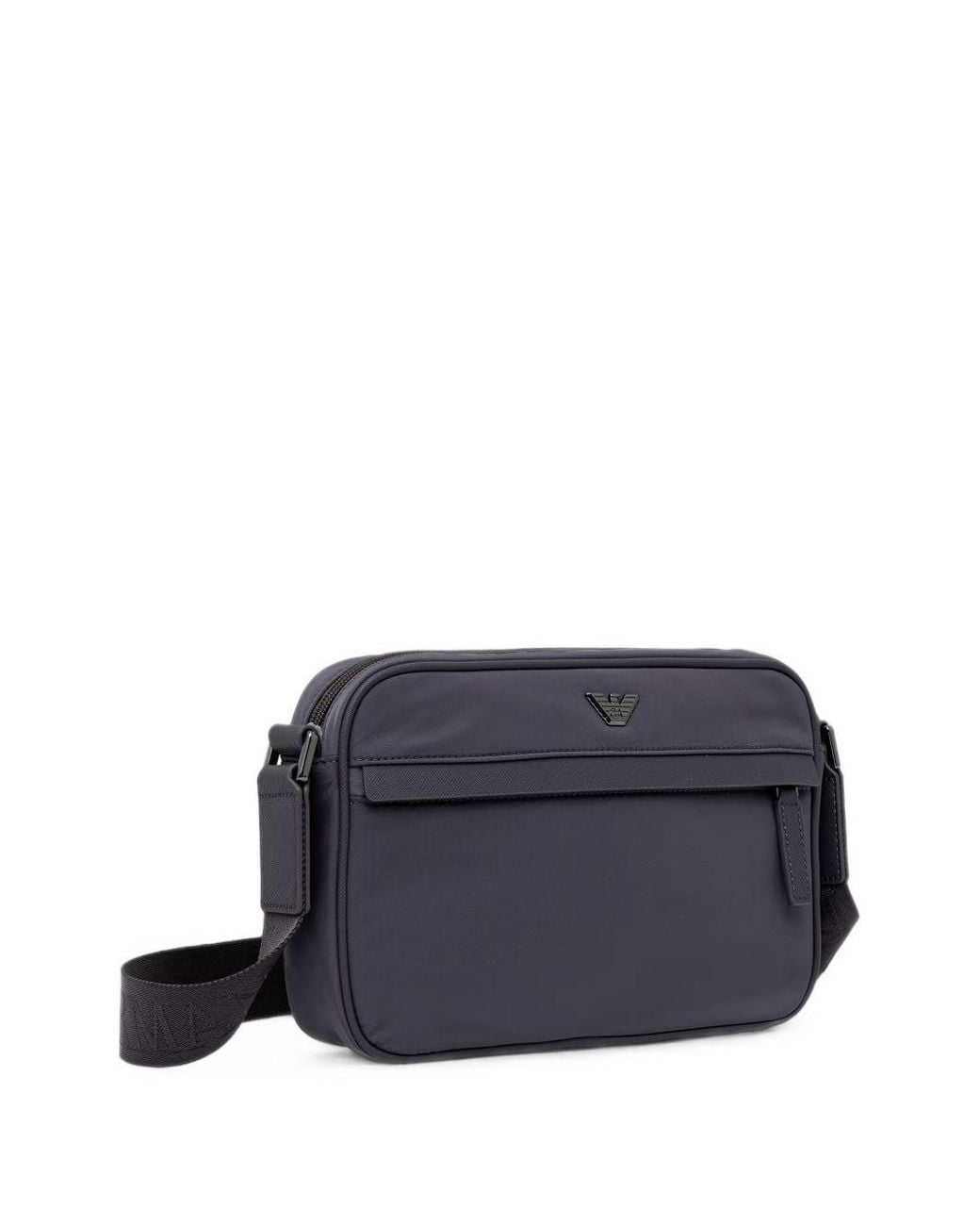 Emporio Armani Blue Logo Crossbody Bag for men
