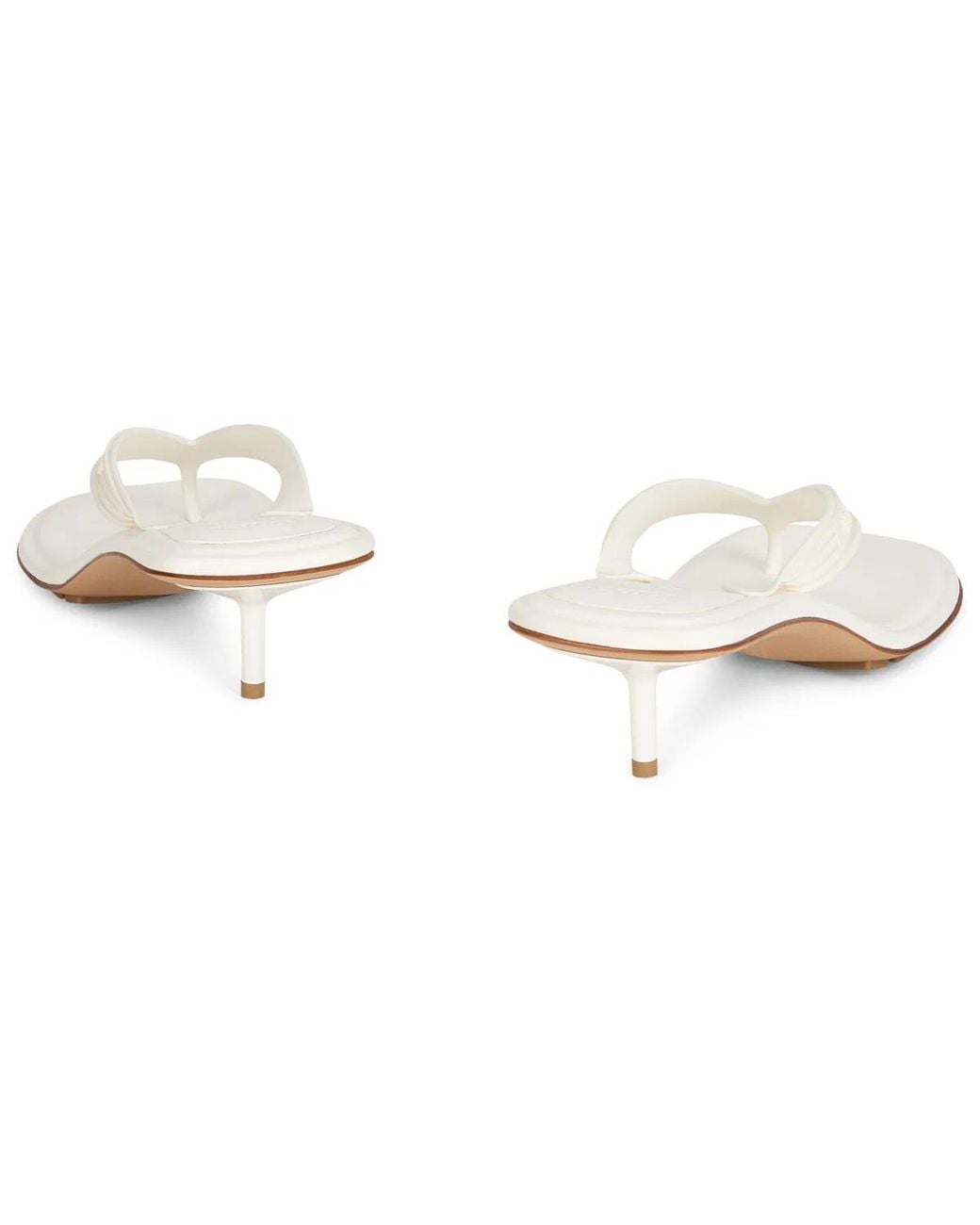 Bottega Veneta Black Flip-Flops With Heel Sampieri