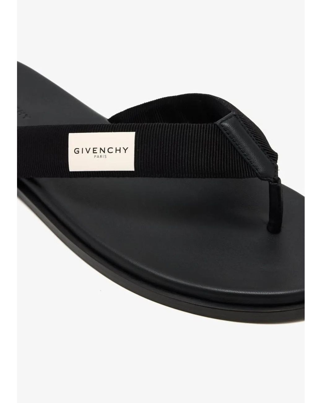 Givenchy White Padded Flip Flops for men