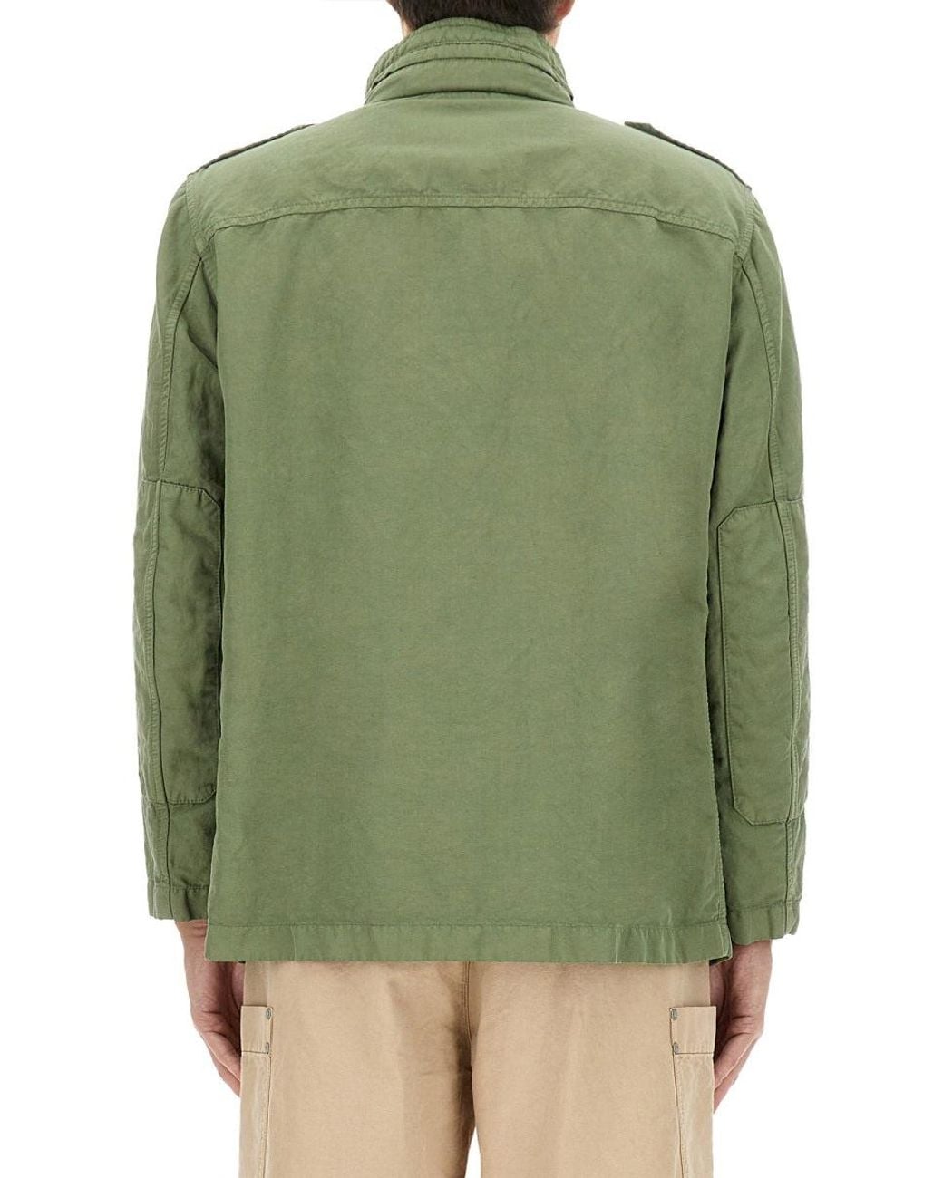 Fay Green Jacket With Pockets