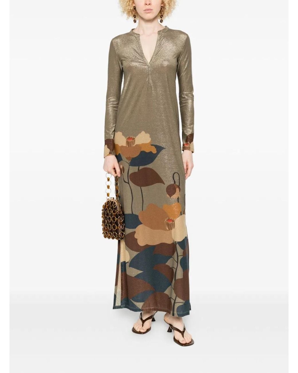 Siyu Natural Ninfa Kaftan Dress