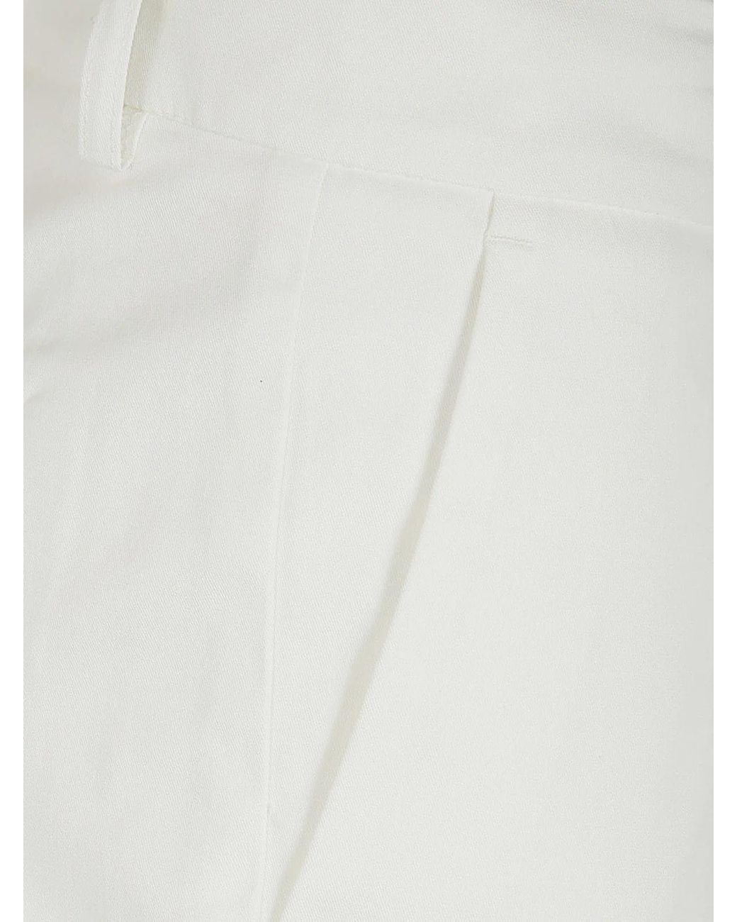 DR. HOPE White Flared Pants