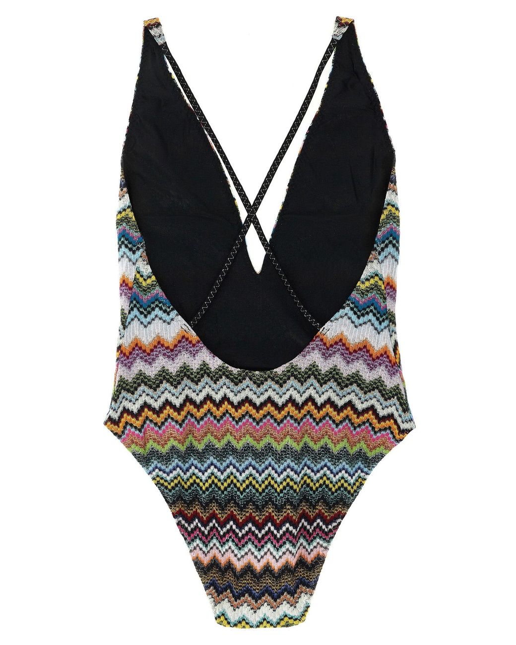 Missoni Multicolor Zigzag One-Piece Swimsuit