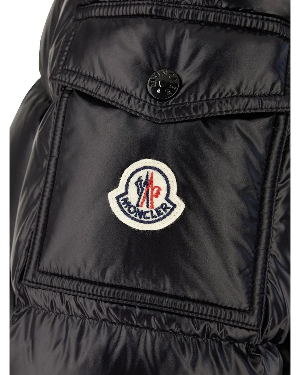 Moncler Black Maire Hooded Short Down Jacket