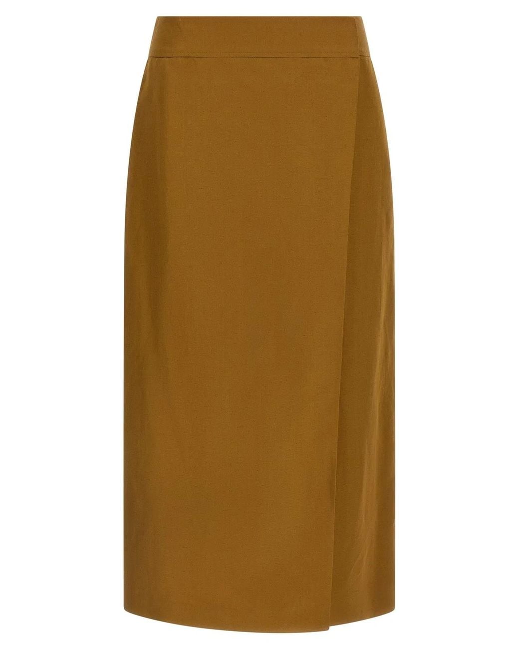 Alberto Biani Natural Wrap Skirt