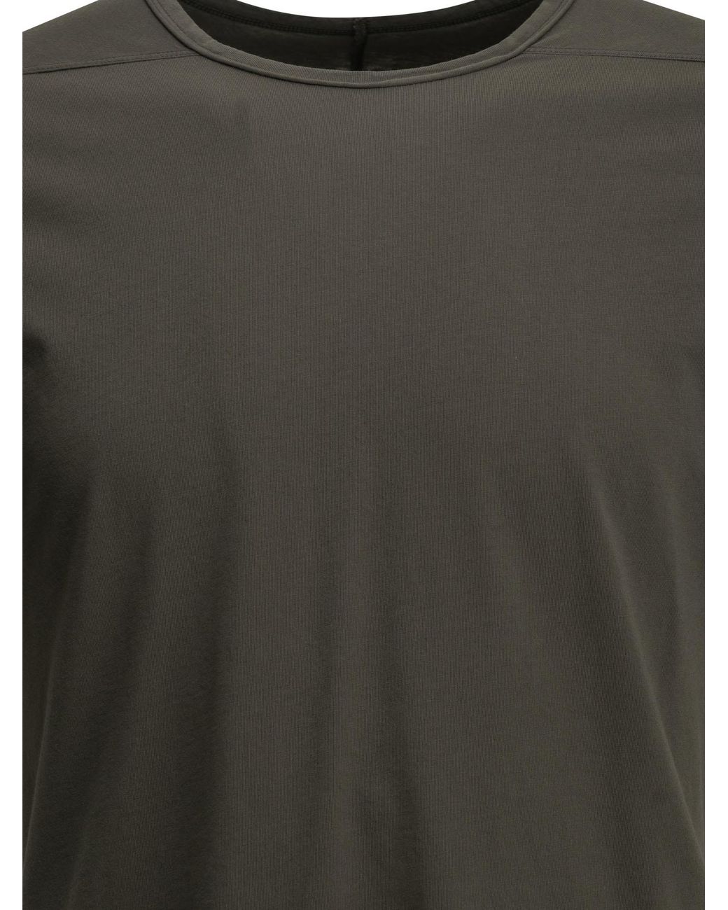 Rick Owens Gray "Level" Crew-Neck T-Shirt for men