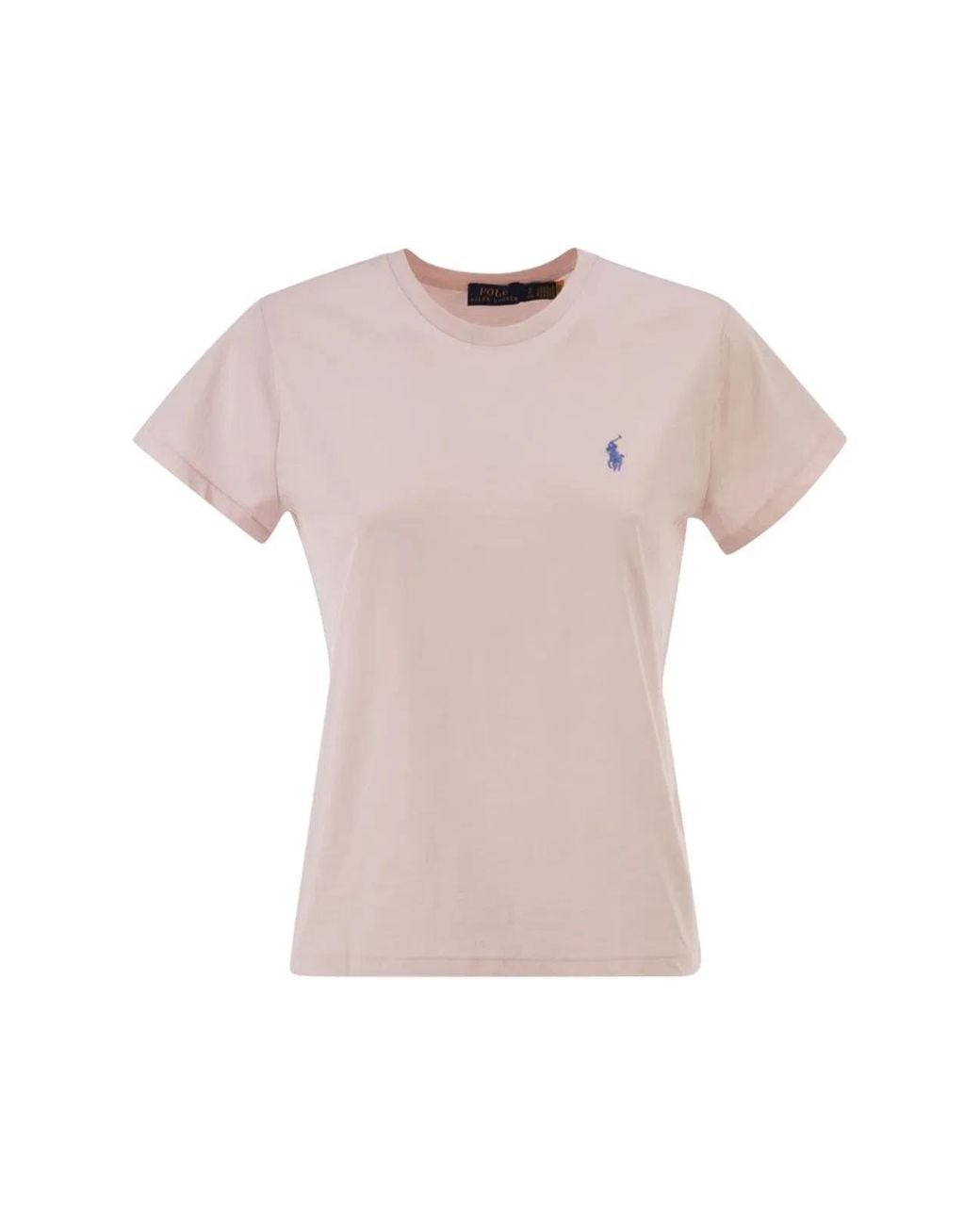 Polo Ralph Lauren Pink Classic-Fit Crew Neck T-Shirt