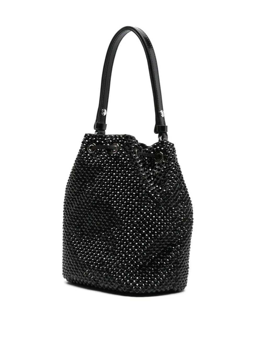 Prada Black Satin Crystal Embellished Bag