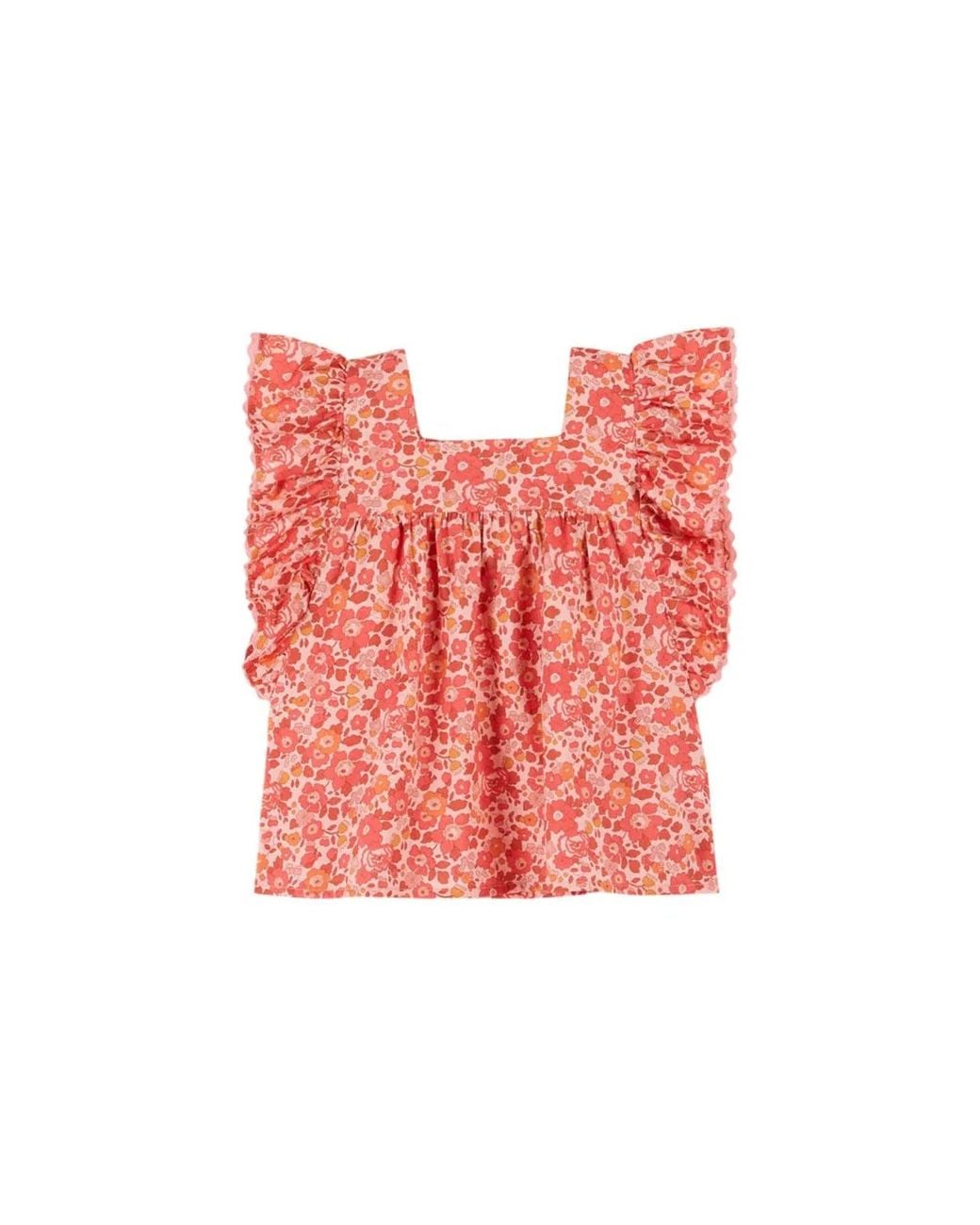 Emile Et Ida Red Emile & Ida Maglietta Blouse Liberty