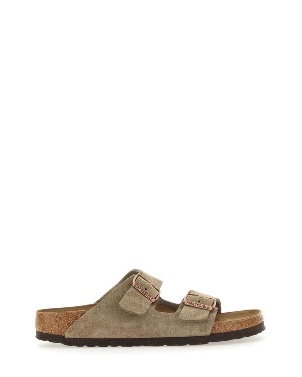 Birkenstock Brown Arizona Suede Slip-On Sandals
