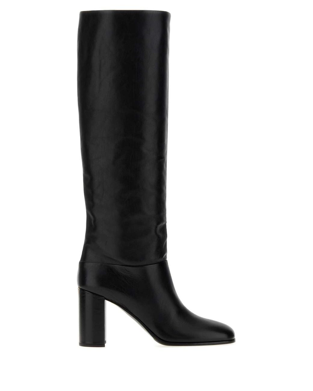 Prada Black Sleek Leather Boots