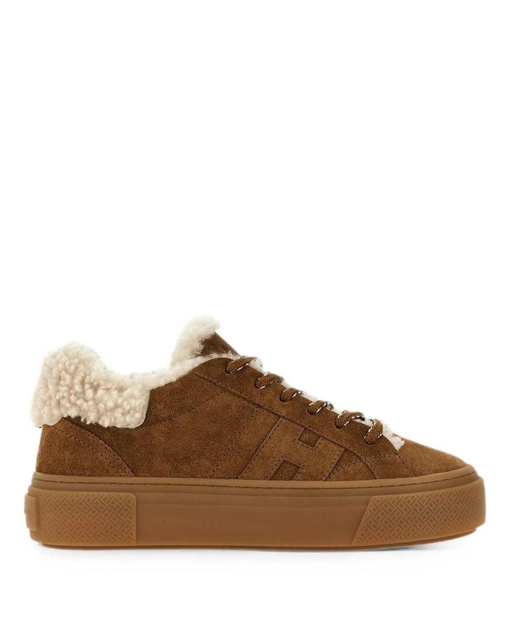 Hogan Brown Crosswind Sneakers
