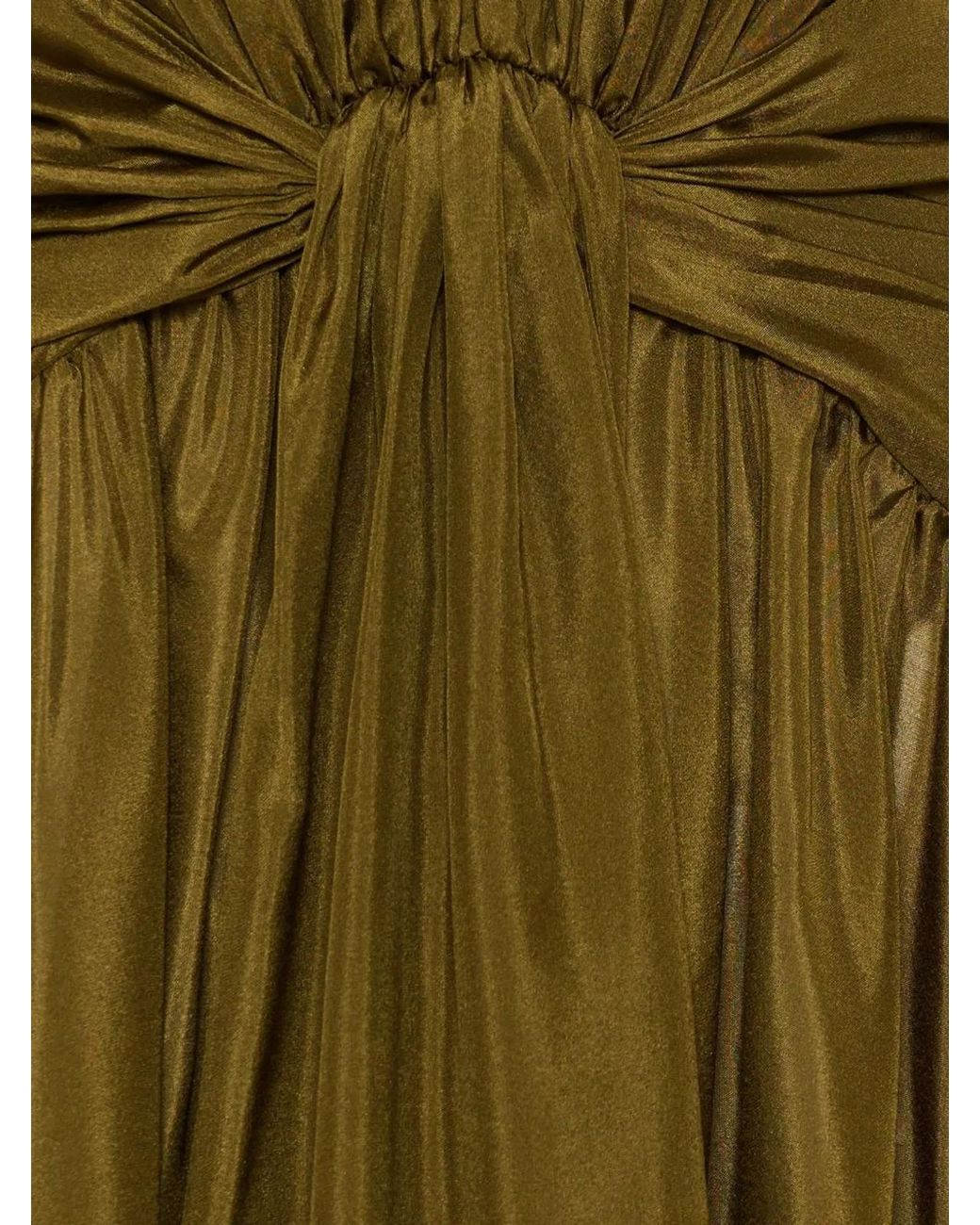 Zimmermann Green Indra Silk Long Dress