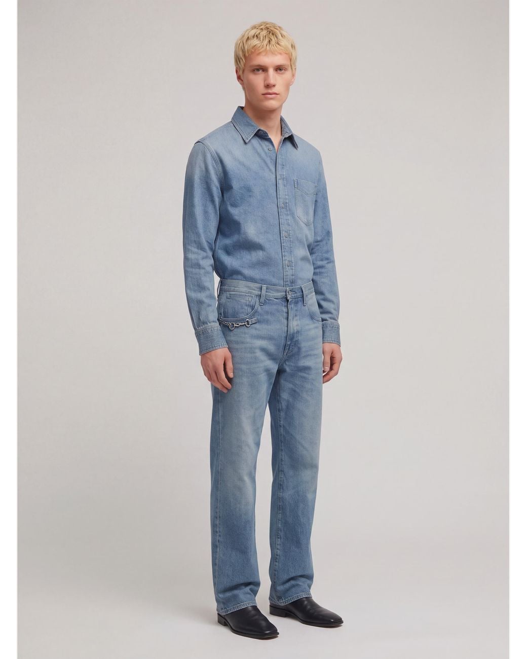 Gucci Blue Flare Pants for men