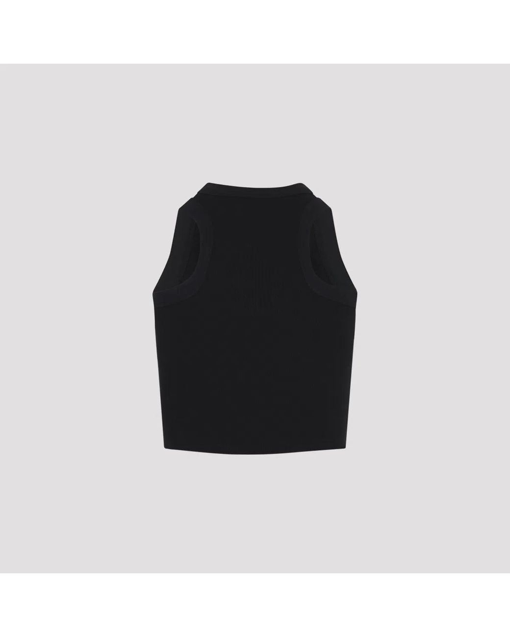 Givenchy Black Cropped Tank Top