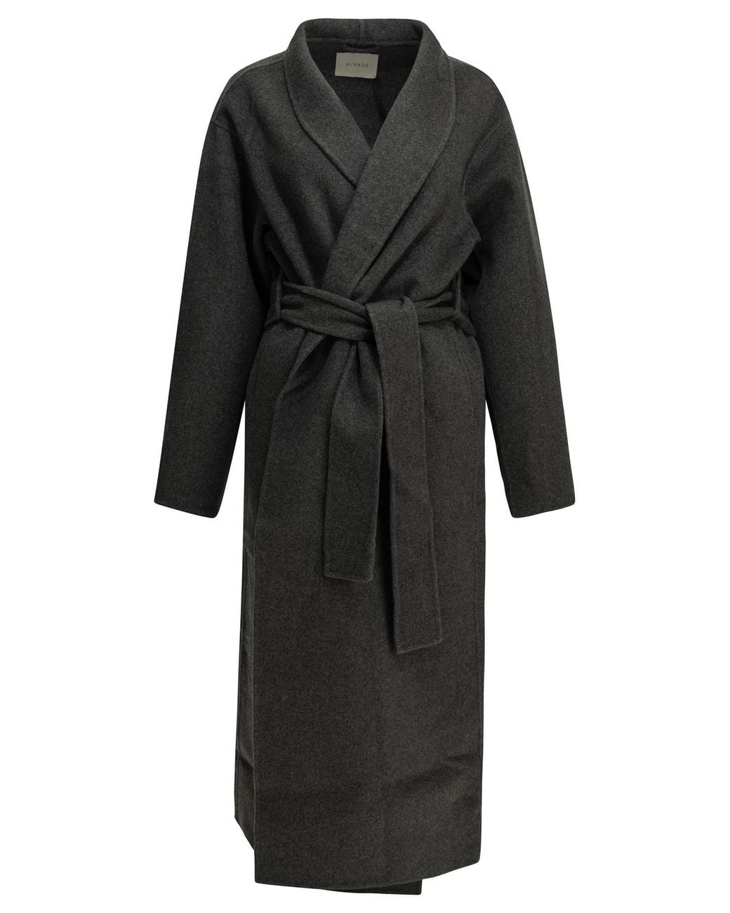 Almada Label Black "Mara" Long Coat