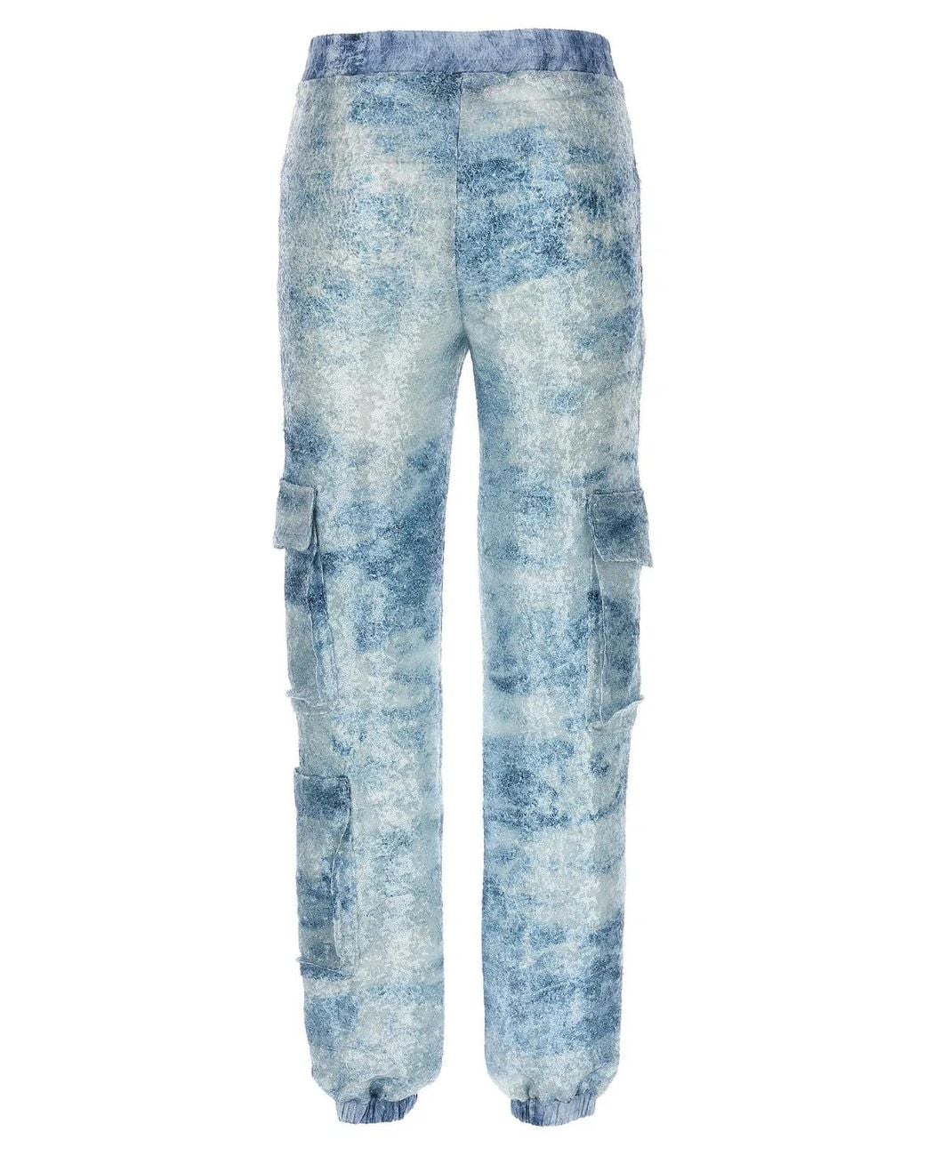 Le twins Blue 'Robi' Cargo Trousers
