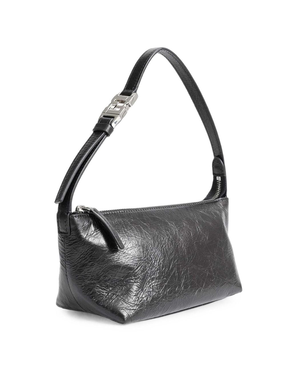 Fendi Black Small Vanity Leather Pouch