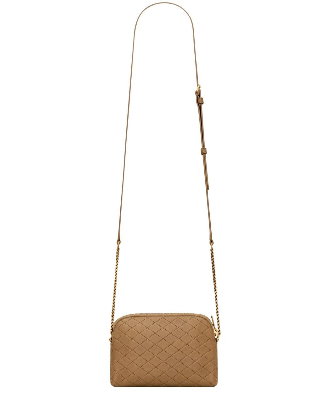 Saint Laurent Natural Gaby Zipped Pouch