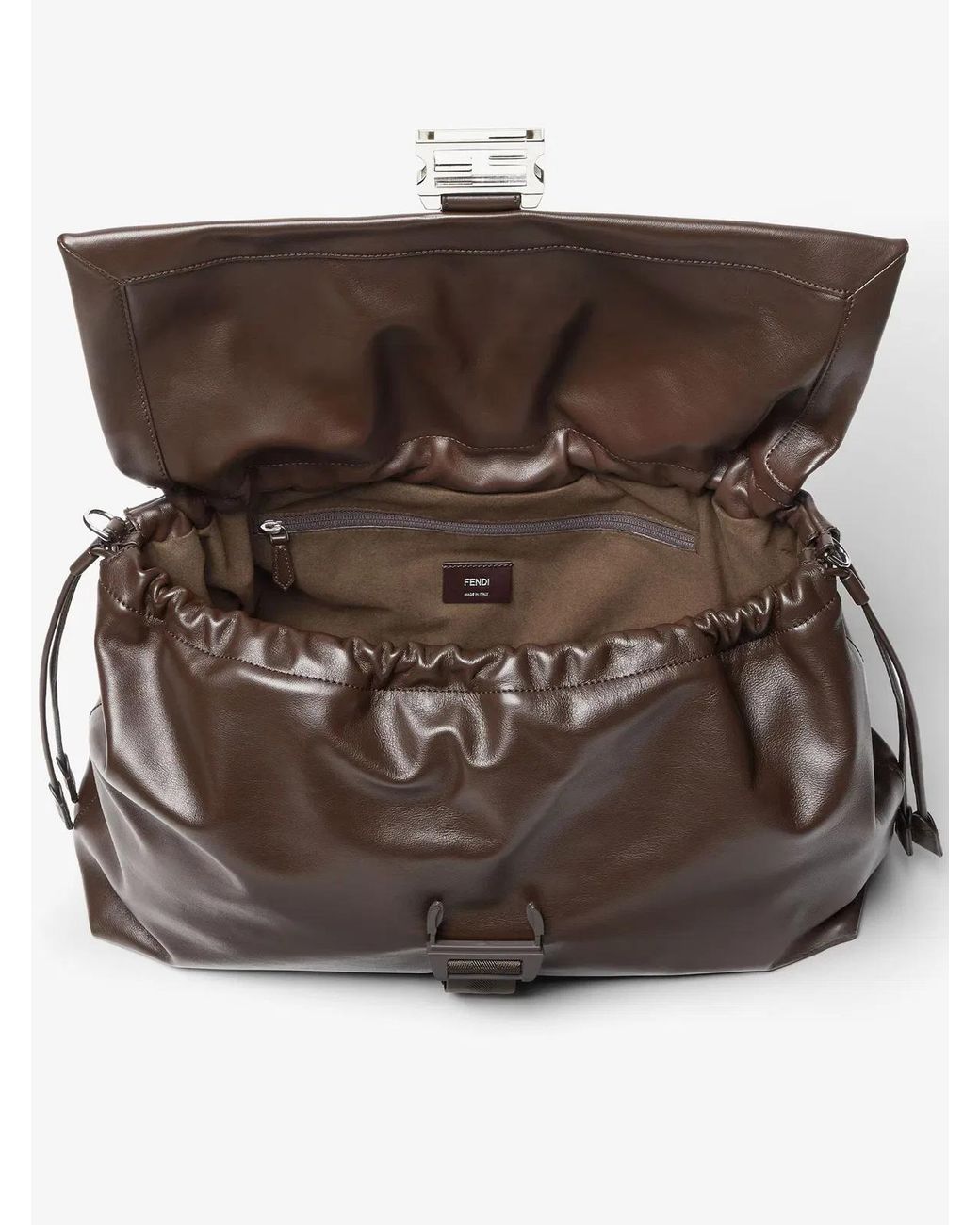Fendi Brown Flux Messenger Bag
