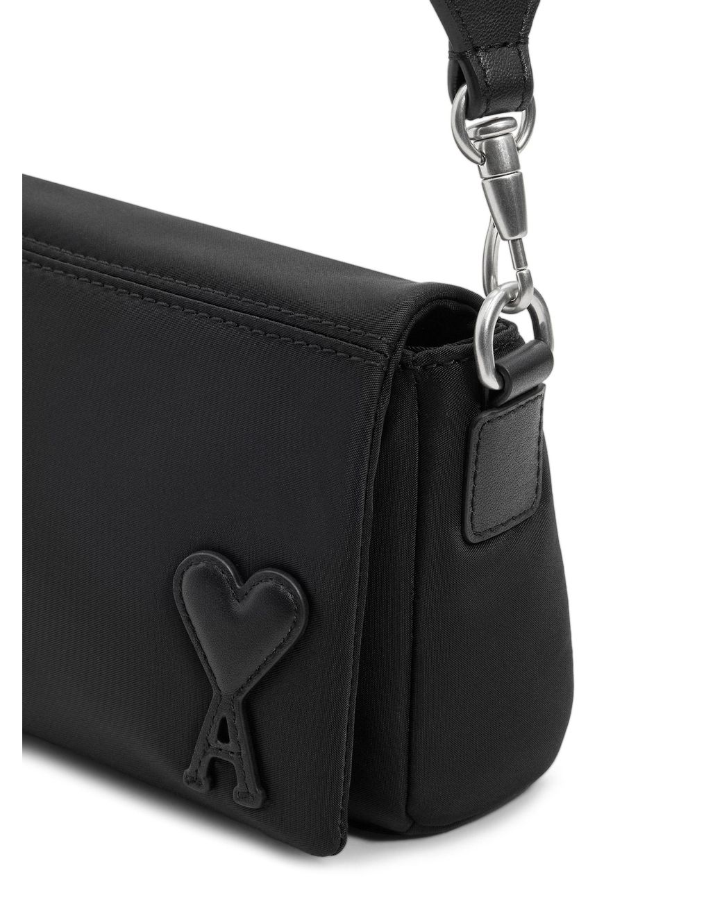 AMI Black Marcel Padded Shoulder Bag for men