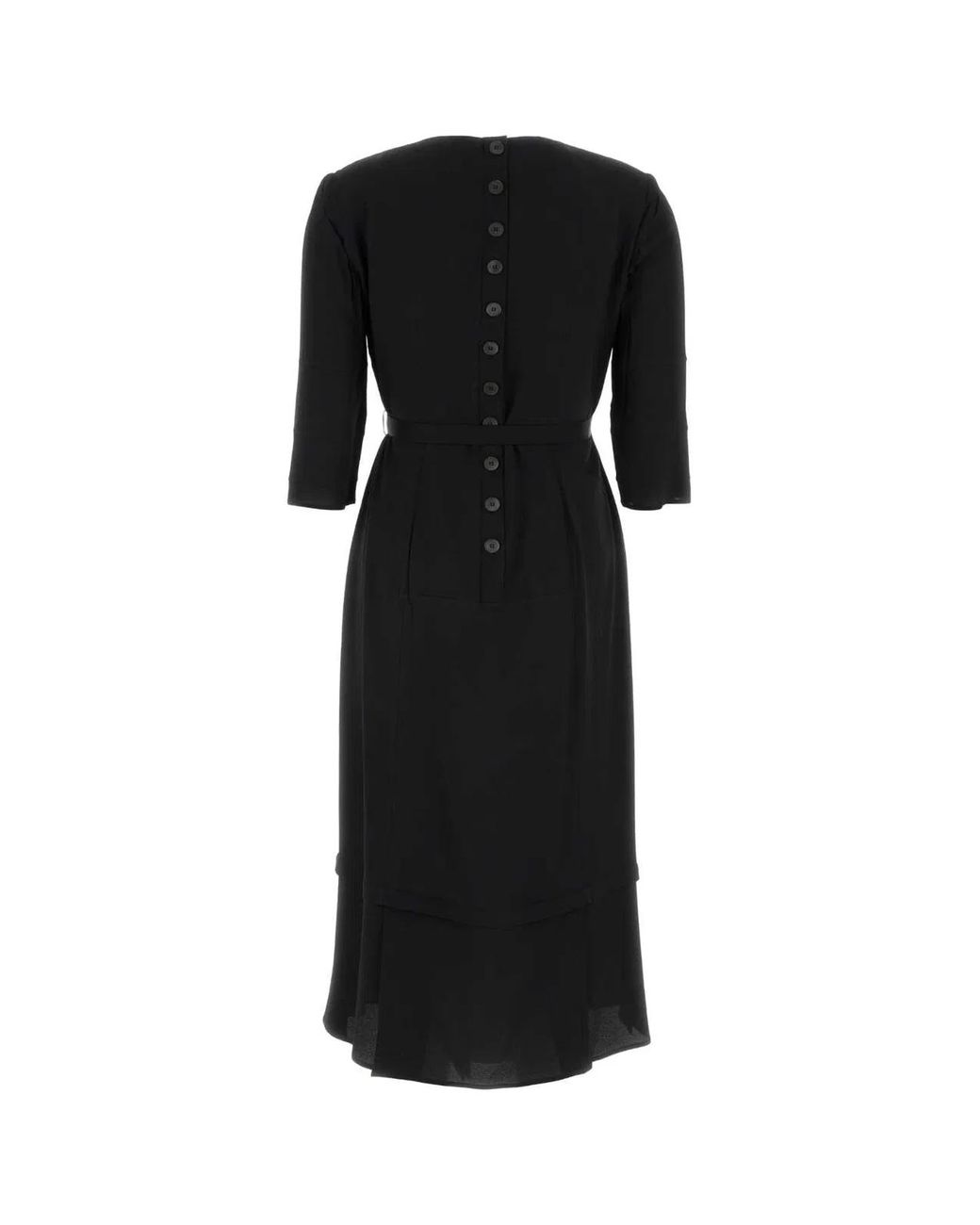 Prada Black Acetate Blend Dress