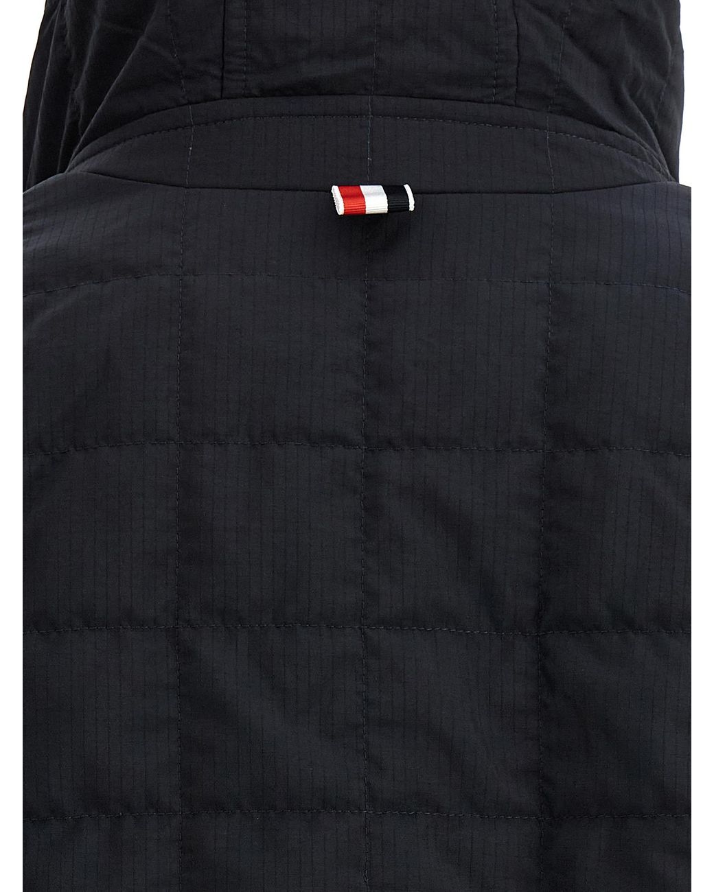 Thom Browne Blue '4Bar' Ripstop Shiny Jacket for men