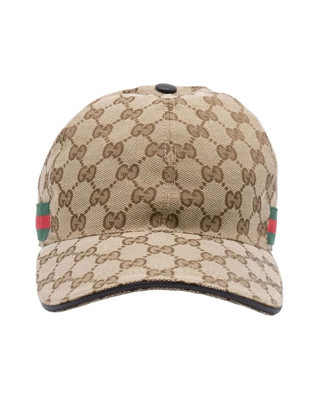 Gucci Natural Baseball Cap Made Of Gg Fabric for men