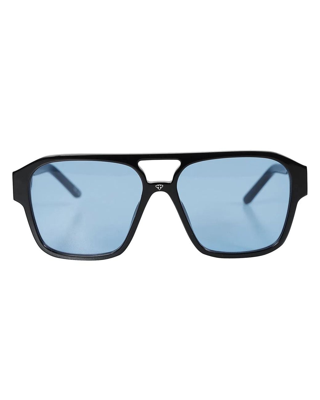 FACE HIDE Blue Multicolour Acetate Sunglasses