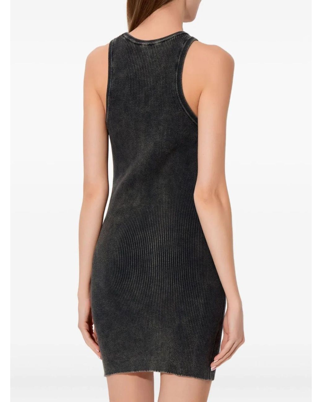 DIESEL Black Cotton Mini Dress