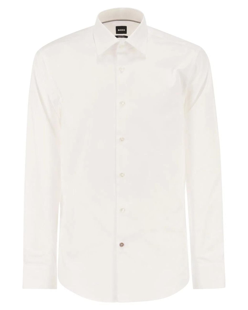 Boss White Regular Fit Shirt for men