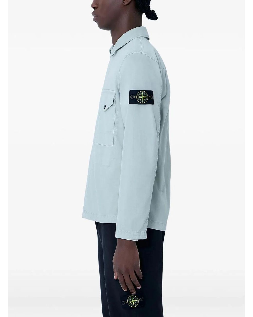 Stone Island Blue Shirts for men
