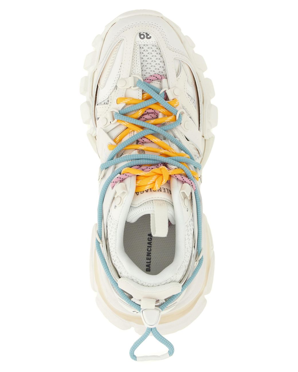 Balenciaga White 'Track Trail Laces' Sneakers