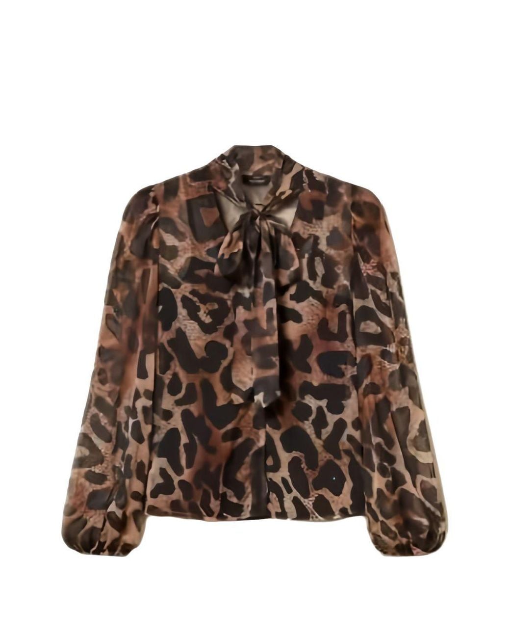 Twinset Brown Twinset Actitude Python Polyester Shirt