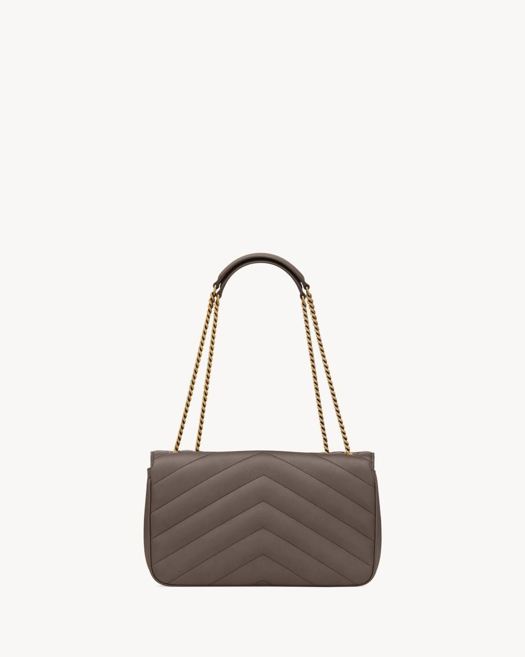Saint Laurent Natural Loulou Shoulder Bag