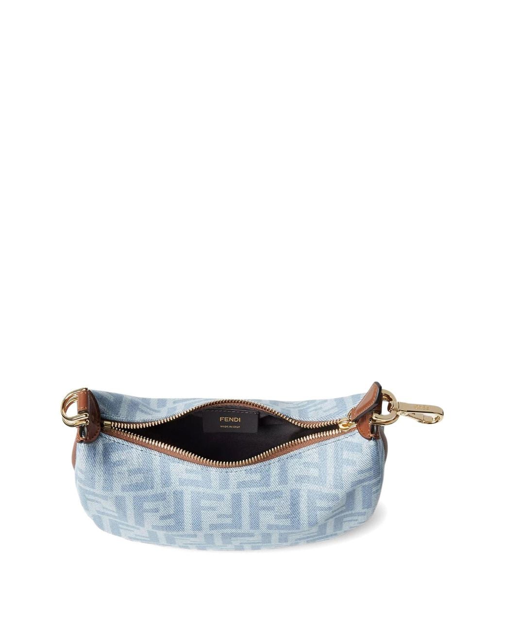 Fendi Blue Borsa Graphy Mini