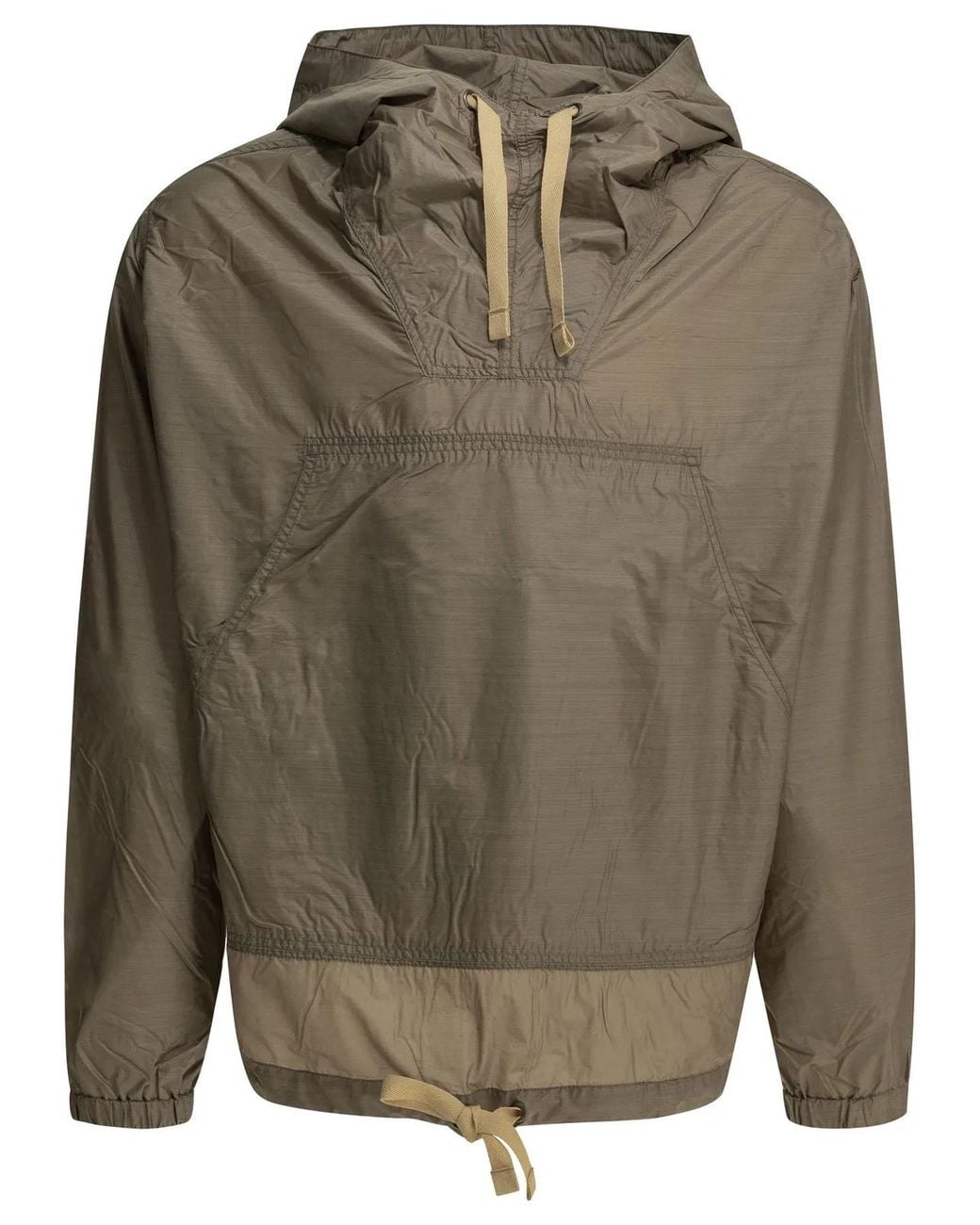 Beams Plus Green Mil Smock Wool Nylon Lightweight Jacket for men