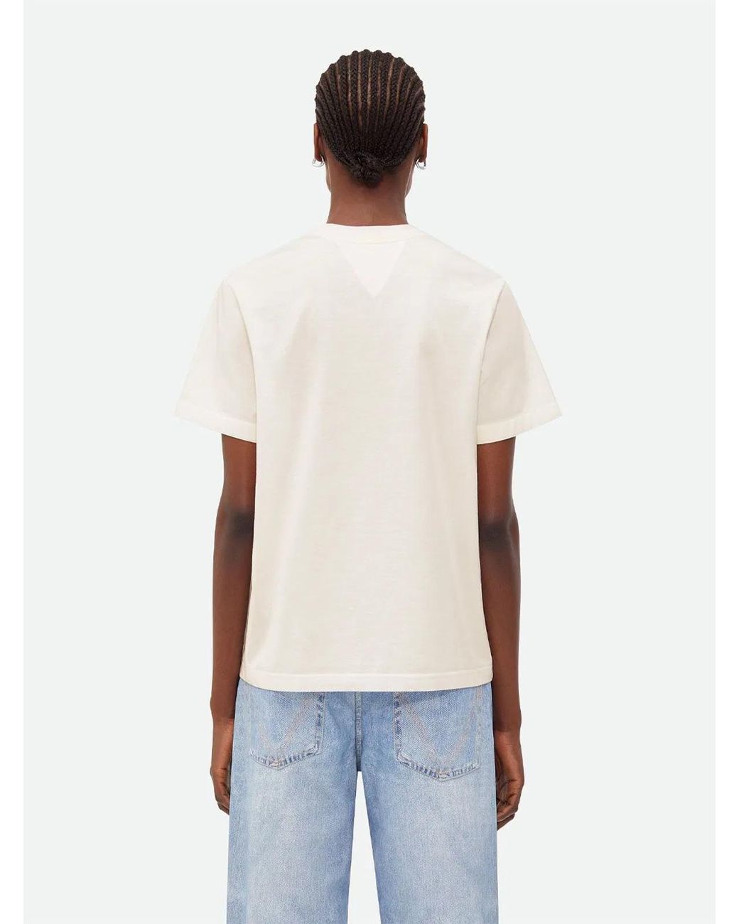 Bottega Veneta White Light Jersey T Shirt